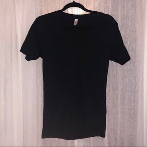 American Apparel Deep V slim fit